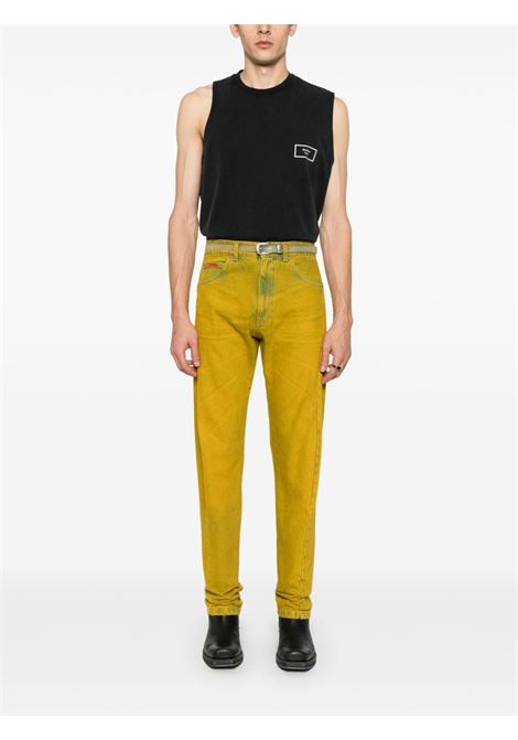 Top con stampa logo in nero Martine Rose - uomo MARTINE ROSE | 622JE01002BBLK